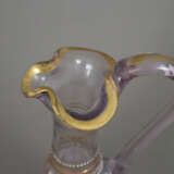 Jugendstil Likörkaraffe - um 1900, schwach amethys… - photo 2