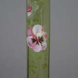 Kleine Jugendstil-Glasvase - um 1900, grünes Glas,… - фото 2