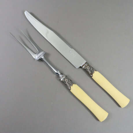 Jugendstil Tranchierbesteck - E.W. Stock, Eisenach… - photo 1 Jugendstil Tranchierbesteck - E.W. Stock, Eisenach… - photo 1