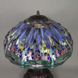 Große schwere Tischlampe im Tiffany-Stil -20.Jh.- … - photo 2