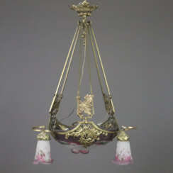 Jugendstil-Hängeleuchter - Muller Frères, Lunévill…