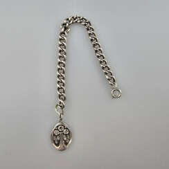 Silberarmband mit -Anhänger - Silber 800/000, Glie…