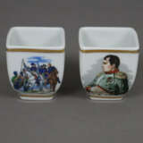 Ein Paar Schnapsbecher mit Napoleon-Motiven - Limo… - фото 1