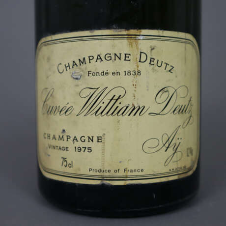 Champagner - 1975 Deutz Cuvée William Deutz, Champ… - photo 2 Champagner - 1975 Deutz Cuvée William Deutz, Champ… - photo 2
