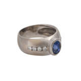 Ring mit Saphir und Brillanten - photo 2