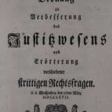 Rechtswesen - "Ordnung zu Verbesserung des Justizw… - фото 1