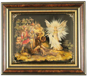 Lackminiatur aus Fedoskino - Russland, 1994, Lackm…