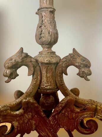 19th Century Large Hexagonal Bronze Jardiniere in the Style of Victor Paillard Bronze Louis-Philippe Carl X 19th century - Foto 5