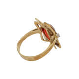 Ring mit Feueropal ca. 1,8 ct, - Foto 3