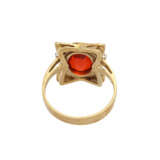 Ring mit Feueropal ca. 1,8 ct, - photo 4