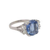 Ring mit Saphir ca. 7 ct und Brillanten - фото 2