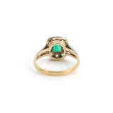 Opal-Ring mit Diamanten-Entourage - photo 5