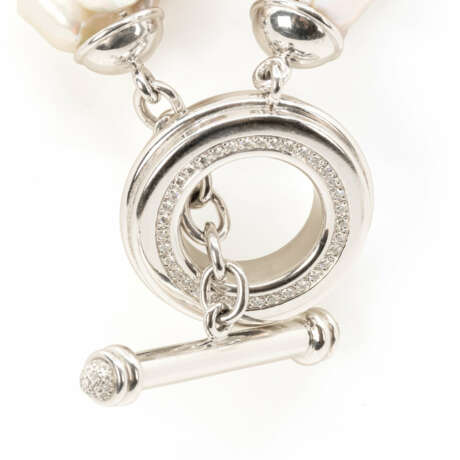 Perlencollier mit Diamantschließe - фото 2 Perlencollier mit Diamantschließe - фото 2