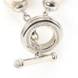 Perlencollier mit Diamantschließe - фото 2