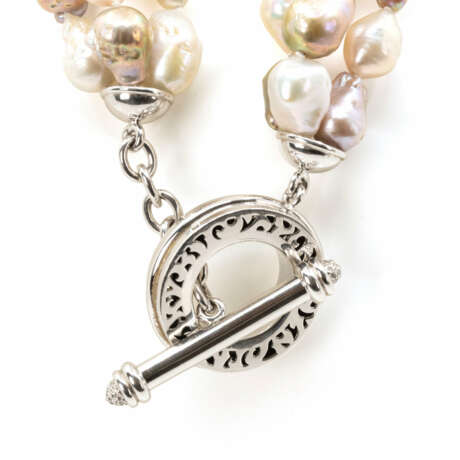 Perlencollier mit Diamantschließe - фото 3 Perlencollier mit Diamantschließe - фото 3