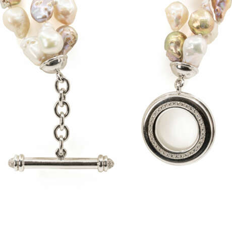 Perlencollier mit Diamantschließe - фото 5 Perlencollier mit Diamantschließe - фото 5