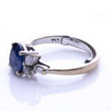Saphir-Diamant-Ring - Foto 3