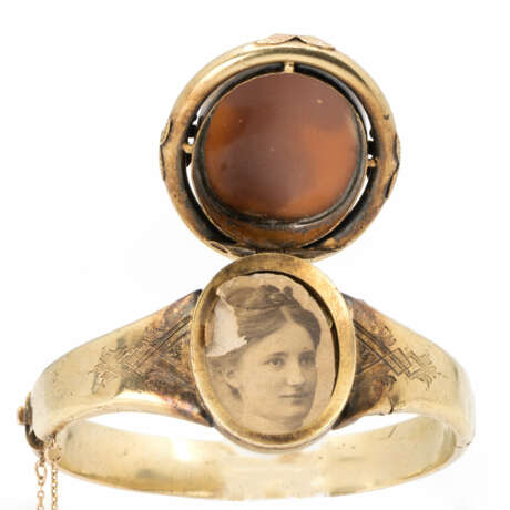 Antike Brosche und Armreif mit Kamée - фото 4