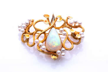 Opal-Perlbrosche