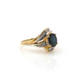 Saphir-Diamantring - Foto 2