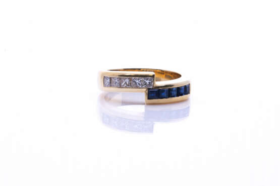 Saphir-Diamant-Ring - photo 1 Saphir-Diamant-Ring - photo 1