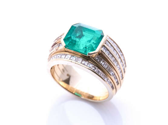 Smaragd-Diamant-Ring - фото 2 Smaragd-Diamant-Ring - фото 2