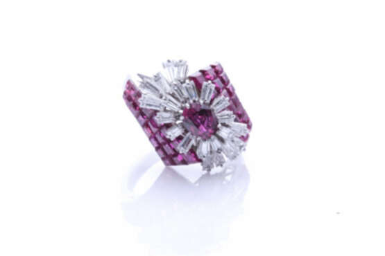 Rubin-Diamant-Ring - photo 1 Rubin-Diamant-Ring - photo 1