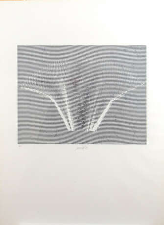 Heinz Mack (1931 Lollar) (F) Fächer, - photo 2 Heinz Mack (1931 Lollar) (F) Fächer, - photo 2