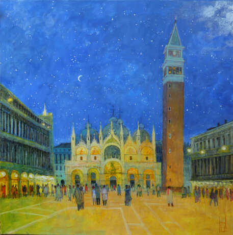 Uwe Herbst (1952 Köln) 'San Marco', Öl - photo 1 Uwe Herbst (1952 Köln) 'San Marco', Öl - photo 1