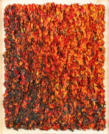 Flammenbild, Gold, Rot, Schwarz - photo 1 Flammenbild, Gold, Rot, Schwarz - photo 1