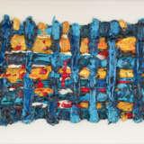 Deutsch-Europäischer Kopf (Gitterkopf) Blau - Gold - Rot - Schwarz - photo 1