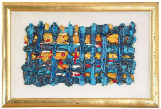 Deutsch-Europäischer Kopf (Gitterkopf) Blau - Gold - Rot - Schwarz - photo 2 Deutsch-Europäischer Kopf (Gitterkopf) Blau - Gold - Rot - Schwarz - photo 2