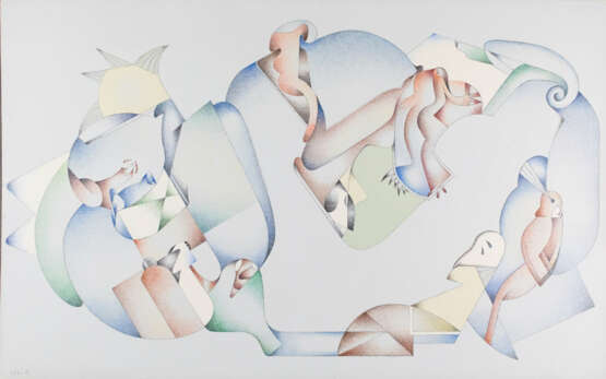 Jan Voss (1936 Hamburg) (F) Sehr wilde - photo 1 Jan Voss (1936 Hamburg) (F) Sehr wilde - photo 1