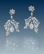 Diamanten. AN IMPRESSIVE PAIR OF DIAMOND EARRINGS, BY BOEHMER ET BASSENGE