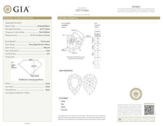 COLOURED DIAMOND AND DIAMOND RING - photo 2 COLOURED DIAMOND AND DIAMOND RING - photo 2