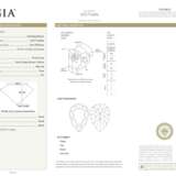 COLOURED DIAMOND AND DIAMOND RING - photo 2