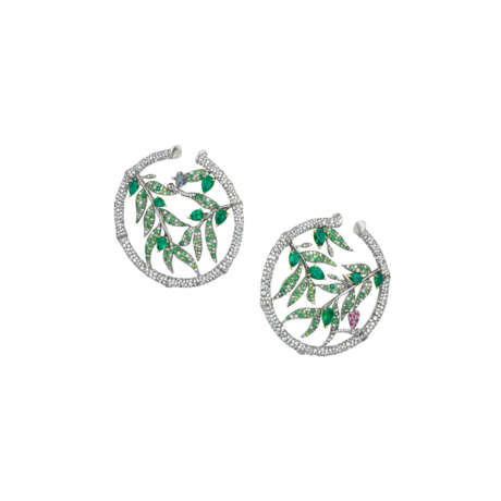 ANNA HU SET OF MULTI-GEM `SUMMER BAMBOO` JEWELLERY - фото 3