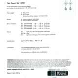 NATURAL PEARL AND DIAMOND EARRINGS - photo 2