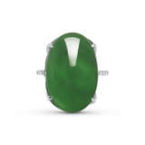 CARVIN FRENCH JADEITE AND DIAMOND RING - photo 1