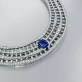 BUCHERER SAPPHIRE AND DIAMOND NECKLACE - Foto 1