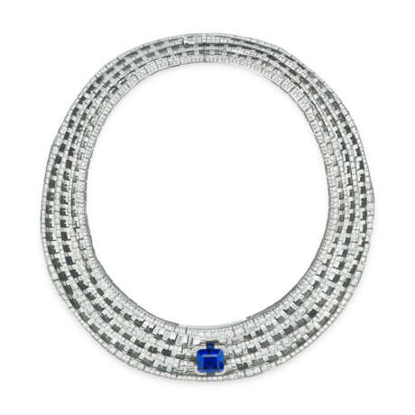 BUCHERER SAPPHIRE AND DIAMOND NECKLACE - Foto 2