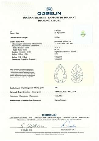 VAN CLEEF & ARPELS COLOURED DIAMOND AND DIAMOND RING - photo 3