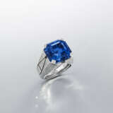 BUCHERER SAPPHIRE AND DIAMOND RING - photo 1