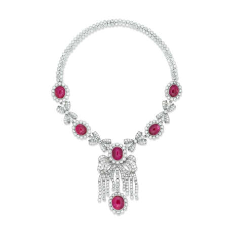 RUBY AND DIAMOND NECKLACE - фото 1