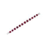 AN EXCEPTIONAL RUBY AND DIAMOND BRACELET - фото 2