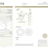 COLOURED DIAMOND AND DIAMOND RING - photo 2