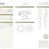 COLOURED DIAMOND AND DIAMOND RING - photo 3