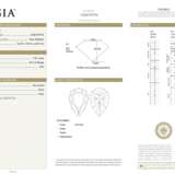 COLOURED DIAMOND AND DIAMOND EARRINGS - photo 3