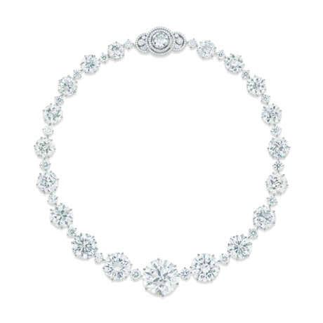 AN IMPORTANT DIAMOND RIVI&#200;RE NECKLACE - Foto 2