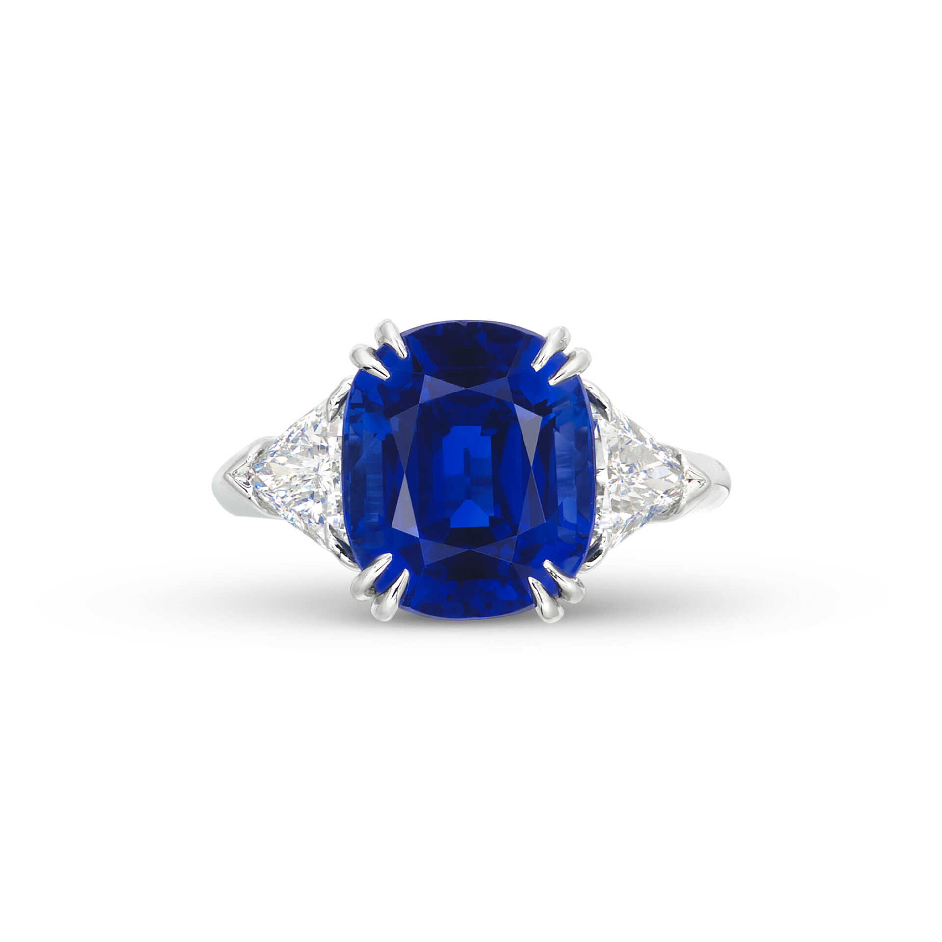 HARRY WINSTON SAPPHIRE AND DIAMOND RING
